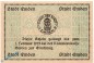 Banknote Emden , 1 Mark Schein in kfr. Geiger 131.01.b , o.D. - 1919 , Niedersachsen Großnotgeld