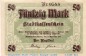 Preview: Banknote Fürstenwalde , 50 Mark Schein in kfr. Geiger 164.03 , 03.12.1918 , Brandenburg Großnotgeld