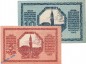 Preview: Banknote Kiel , 5 und 10 Mark Schein in kfr. Geiger 270.03 und 04 , 15.10.1918 , Schleswig Holstein Großnotgeld 