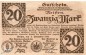 Preview: Banknote Meissen , 20 Mark Schein in kfr. Geiger 356.03 , 08.11.1918 , Sachsen Großnotgeld