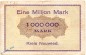 Preview: Banknote Neuwied , Kreis , 1 Million Mark Schein in gbr. Keller 3903.g , 01.08.1923 , Rheinland Großnotgeld Inflation