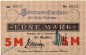 Banknote Rathenow , 5 Mark Schein in kfr. E , Geiger 437.01 , 12.11.1918 , Brandenburg Großnotgeld