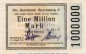 Preview: Banknote Stadtbank Spremberg , 1 Million Mark Schein in kfr. Keller 4838.II.L , von 1923 , Brandenburg Inflation