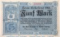 Banknote Stadt Erkelenz , 5 Mark Schein in kfr. Geiger 137.01 , von 1918 , Rheinland Großnotgeld