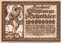 Preview: Banknote Stadt Essen , 100 Millionen Mark Propagandaschein in kfr. Keller .... Ohne Datum , Ruhrgebiet Inflation