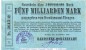 Preview: Banknote Tiengen , Domänenamt , 5 Milliarden Mark Schein in gbr. Keller 5171.c , 26.10.1923 , Baden Großnotgeld Inflation