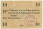 Barby , Notgeld 10 Pfennig Schein gbr. Ti.0320.10.06 S 1920 Verkehrsausgabe -4252-