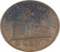 Belgien , 2 Centimes Münze 1912 -Albert I.- ss , -0190-