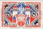 Preview: Bielefeld , Notgeld 25 Mark -Leinen- unc-kfr. M-G 103.11.g , Westfalen 1921 Seriennotgeld