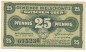 Preview: Bielschowitz , Notgeld 25 Pfennig Schein unc-kfr. Ti.0625.05.15 SLN 1917 Verkehrsausgabe -4248-