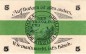 Preview: Borkum , Notgeld 5 Pfennig Schein unc-kfr. Ti.0845.05.15 , Niedersachsen 1920 Verkehrsausgabe