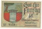 Broacker , Notgeld 50 Pfennig Schein unc-kfr. Ti.0945.10.11 DNS 1918 Verkehrsausgabe -4255-