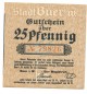Preview: Buer , Notgeld 25 Pfennig Schein unc-kfr. Ti.1005.05.05 NRW o.D. Verkehrsausgabe -4251-