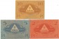 Chemnitz , Notgeld Set 3 Scheine unc-kfr. Tieste 1135.15.01-3  , S o.D. Verkehrsausgabe -4115-