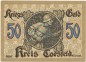 Preview: Coesfeld , Notgeld 50 Pfennig Schein unc-kfr. Tieste 1185.05.11 , NRW o.D. Verkehrsausgabe -4107-