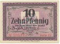 Preview: Cottbus , Notgeld 10 Pfennig Schein unc-kfr. Tieste 1210.25.16 , BBG o.D. Verkehrsausgabe -4132-