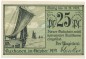 Preview: Cuxhaven , Notgeld 25 Pfennig Schein unc-kfr. Tieste 1255.15.05 NDS 1919 Verkehrsausgabe -4075-