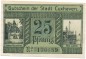 Preview: Cuxhaven , Notgeld 25 Pfennig Schein unc-kfr. Tieste 1255.15.05 NDS 1919 Verkehrsausgabe -4075-