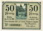 Preview: Cuxhaven , Notgeld 50 Pfennig Schein unc-kfr. Tieste 1255.15.06 NDS 1919 Verkehrsausgabe -4076-