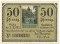 Preview: Cuxhaven , Notgeld 50 Pfennig Schein unc-kfr. Tieste 1255.15.11 NDS 1919 Verkehrsausgabe -4077-