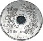 Preview: Dänemark , 25 Öre Münze 1967 -unter Frederik IX- KM.855.1 ss-vz -0253-
