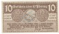 Düren , Notgeld 10 Pfennig Schein unc-kfr. Tieste 1530.10.60 RHL 1920 Verkehrsausgabe -4071-