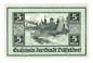 Düsseldorf , Banknote 5 Mark Schein unc-kfr. Geiger 114.31.a , Rheinland 1918 Grossnotgeld