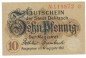 Delitzsch , Notgeld 10 Pfennig Schein unc-kfr. Tieste 1325.15.06 , S 1917 Verkehrsausgabe -4065-