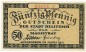 Delitzsch , Notgeld 50 Pfennig Schein unc-kfr. Tieste 1325.15.36 , S 1921 Verkehrsausgabe -4063-