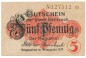 Delitzsch , Notgeld 5 Pfennig Schein unc-kfr. Tieste 1325.15.15 , S 1917 Verkehrsausgabe -4064-