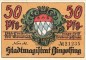 Preview: Dingolfing , Notgeld 50 Pfennig Schein unc-kfr. Ti.1385.05.05-10 , Bayern o.D. Verkehrsausgabe