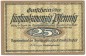 Preview: Dresden , Notgeld 25 Pfennig Schein unc-kfr. Tieste 1500.15.20 , S o.D. Verkehrsausgabe -4134-