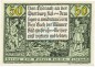 Eisenach , Notgeld 50 Pfennig Schein Nr.8 unc-kfr. M-G 318.1 , TH o.D. Seriennotgeld -5732-