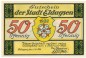 Eldagsen , Notgeld 50 Pfennig Schein unc-kfr. M-G 327.1 , NDS 1921 Seriennotgeld -5781-