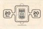 Elmshorn , Banknote 20 Mark Schein unc-kfr. Geiger 128.02.c , Schleswig Holstein 1918 Großnotgeld