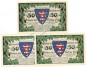 Preview: Erfurt , Notgeld Set 3 Scheine unc-kfr. M-G.345.2.a , TH 1921 Seriennotgeld -0227-