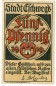 Preview: Eschwege , Notgeld 5 Pfennig Schein unc-kfr. Ti.1785.05.25 , Hessen 1919 Verkehrsausgabe