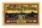Freiberg , Notgeld 50 Pfennig B --Entwertet-- in kfr. Bühn 1751.27 , Sachsen 1921 Seriennotgeld