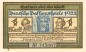 Freiburg , Notgeld 1 Mark Schein -C- unc-kfr. M-G 381.1 , Baden 1922 Seriennotgeld