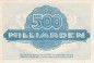 Preview: Freital , Banknote 500 Milliarden Mark Schein in kfr. Keller 1603.i , Sachsen 1923 Grossnotgeld - Inflation