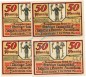 Preview: Friedrichroda , Notgeld Set 4 Scheine -Nummerngleich- unc-kfr. M-G 393.2 , TH 1921 Seriennotgeld -5793-