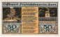 Preview: Friedrichsbrunn , Notgeld 50 Pfennig Nr.4 -o.Sign.- in kfr. M-G 394.2 , Sachsen Anhalt 1921 Seriennotgeld