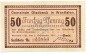 Gladbeck , Notgeld 50 Pfennig Schein unc-kfr. Tieste 2240.05.35 , Westfalen 1917 Verkehrsausgabe