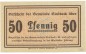 Gladbeck , Notgeld 50 Pfennig Schein unc-kfr. Tieste 2240.05.55 , Westfalen 1917 Verkehrsausgabe