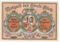 Preview: Glatz , Notgeld 10 Pfennig Nr.3 -gelbbraun- in kfr. M-G 431.3 , Schlesien o.D. Seriennotgeld