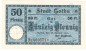 Preview: Gotha , Notgeld 50 Pfennig Nr.2 -Gauturnfest- in kfr. M-G 456.4.a , Thüringen 1921 Seriennotgeld