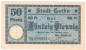 Preview: Gotha , Notgeld 50 Pfennig Nr.2 -Gauturnfest- in kfr. M-G 456.4.c , Thüringen 1921 Seriennotgeld