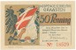 Preview: Gravenstein , Notgeld 50 Pfennig Schein unc-kfr. M-G 466.1.A , DNS 1920 Seriennotgeld -5800-