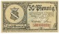 Preview: Gronau , Notgeld 50 Pfennig Schein unc-kfr. Tieste 2495.05.01 , Westfalen 1918 Verkehrsausgabe