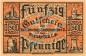 Preview: Grossalmerode , Notgeld 50 Pfennig Schein in kfr. Tieste 2500.05.11 , Hessen o.D. Verkehrsausgabe